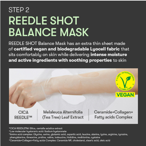 VT Reedle Shot 100 2-Step Mask [1.5g + 25g]