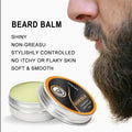 Sevich Beard Balm Organic & Smooth 30g open tin showing yellow balm