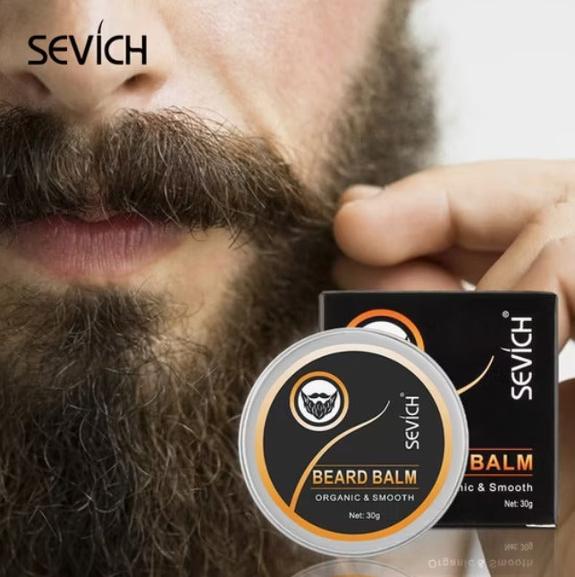 Sevich Beard Balm lifestyle shot - man with full groomed beard