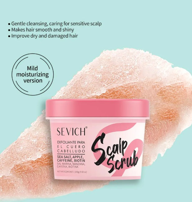 Sevich Scalp Scrub effortless application steps