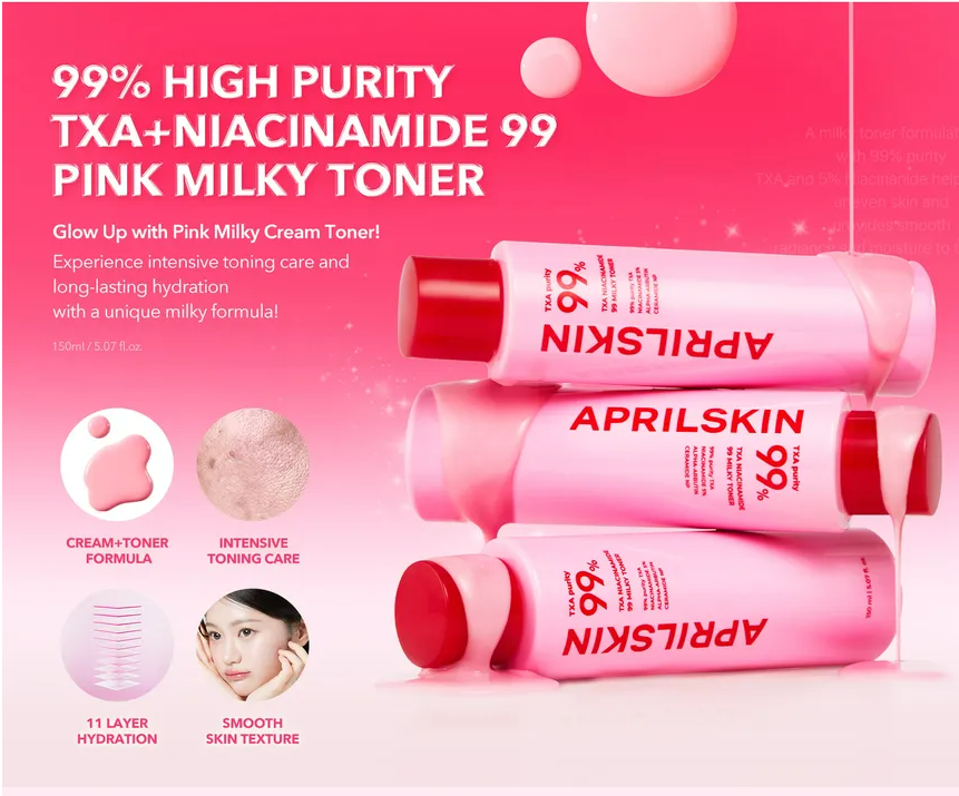 APRILSKIN  TXA Niacinamide 99 Milky Toner(150 ml)