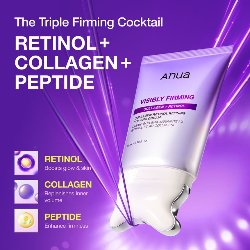 Firm & Glow Bundle — Anua Cream + VT Cica Collagen Masks