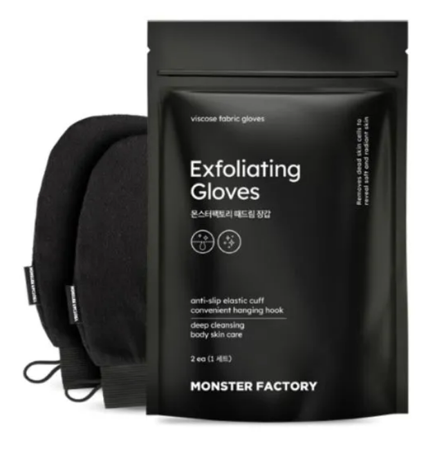 MONSTER FACTORY Exfoliating Gloves [1 pair]